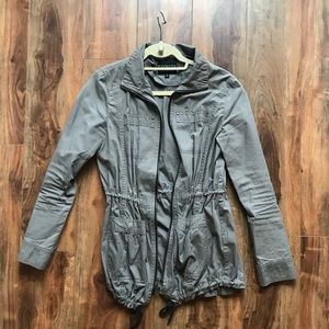 Express Olive Utility Jacket